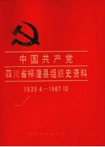 中国共产党四川省梓潼县组织史资料 1935.4-1987.10