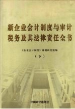 新企业会计制度与审计、税务及其法律责任实务全书 下