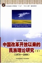 中国改革开放以来的民族理论研究 下