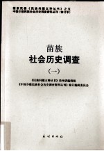 苗族社会历史调查 1