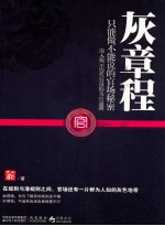 灰章程 只能做不能说的官场秘密