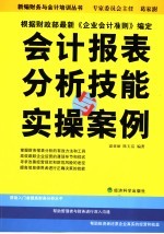 会计报表分析技能与实操案例