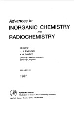 ADVANCES IN INORGANIC CHEMISTRY AND RADIOCHEMISTRY VOLUME 24