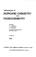 ADVANCES IN INORGANIC CHEMISTRY AND RADIOCHEMISTRY VOLUME 22