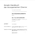 GMELIN HANDBUCH DER ANORGANISCHEN CHEMIE C2