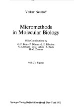 MICROMETHODS IN MOLECULAR BIOLOGY