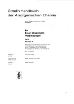 GMELIN HANDBUCH DER ANORGANISCHEN CHEMIE FE EISEN-ORGANISCHE VERBINDUNGEN TEIL A FERROCEN5