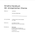 GMELINS HANDBUCH DER ANORGANISCHEN CHEMIE--NIOB B2