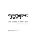 PROBLEMS AND EXPERIMENTS IN INSTRUMENTAL ANALYSIS