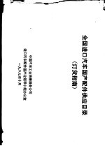 全国进口汽车国产配件供应目录 订货指南