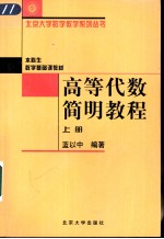 高等代数简明教程 上