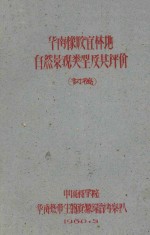 华南橡胶宜林地自然景观类型及其评价 初稿