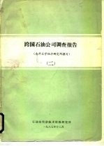 跨国石油公司调查报告  南开大学经济研究所撰写  2