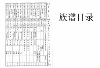 族谱目录