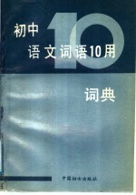 初中语文词语十用词典