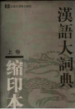 汉语大词典 缩印本 上