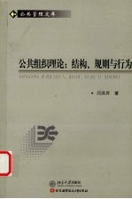 公共组织理论 结构、规则与行为