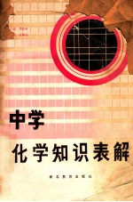 中学化学知识表解