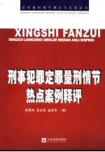 刑事犯罪定罪量刑情节热点案例释评