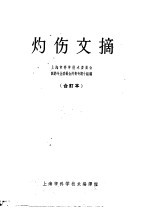 灼伤文摘 合订本