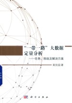 “一带一路”大数据定量分析 任务 挑战及解决方案