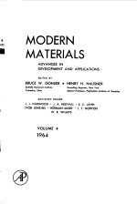 MODERN MATERIALS ADVANCES IN DEVELOPMENT AND APPLICATIONS VOLUME 4