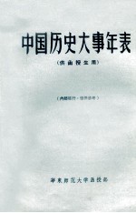 中国历史大事年表