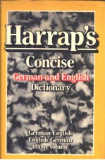 Harraps Concise:German and English Dictionary