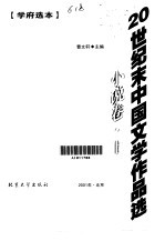 20世纪末中国文学作品选·小说卷 (下册)