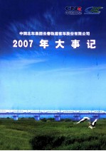 中国北车集团长春轨道客车股份有限公司2007年大事记