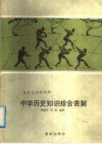 中学历史知识综合表解