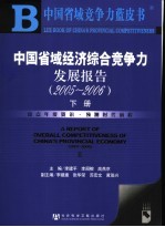 中国省域经济综合竞争力发展报告 2005-2006 下