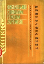 青海灌区春小麦丰产栽培模式