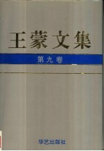 王蒙文集 第9卷
