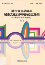 城市景点品牌与城市文化口碑间的交互作用