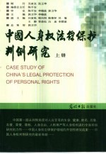 中国人身权法律保护判例研究 下
