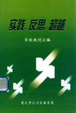 实践 反思 超越 学校规划汇编