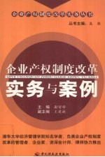 企业产权制度改革实务与案例