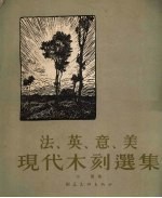 法、英、意、美现代木刻选集