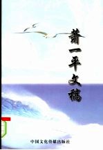 萧一平文稿 第1卷