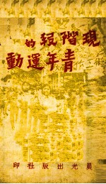 现阶段的青年运动