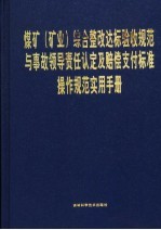 煤矿 矿业 综合整改达标验收规范与事故领导责任认定及赔偿支付标准操作规范实用手册 第4卷