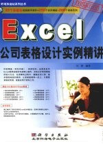 Excel公司表格设计实例精讲