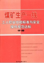 煤矿生产一线工人职业技能标准与安全操作规范达标手册 第1卷