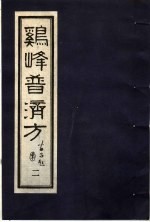 鸡峰普济方 2