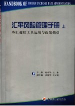 汇率风险管理手册 上 外汇避险工具运用与政策指引