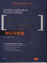 企业会计报告分析与识别 上 知识与技能