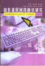 山东省民间投融资研究