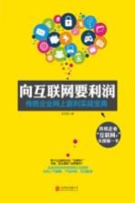 向互联网要利润 传统企业网上赢利实战宝典