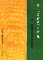 黄土高原整治研究 黄土高原环境问题与定位试验研究